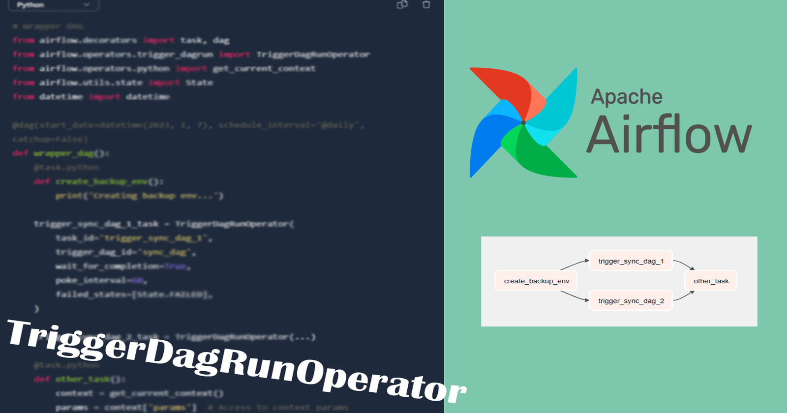 Passing params from an Apache Airflow DAG to triggered DAGs using TriggerDagRunOperator